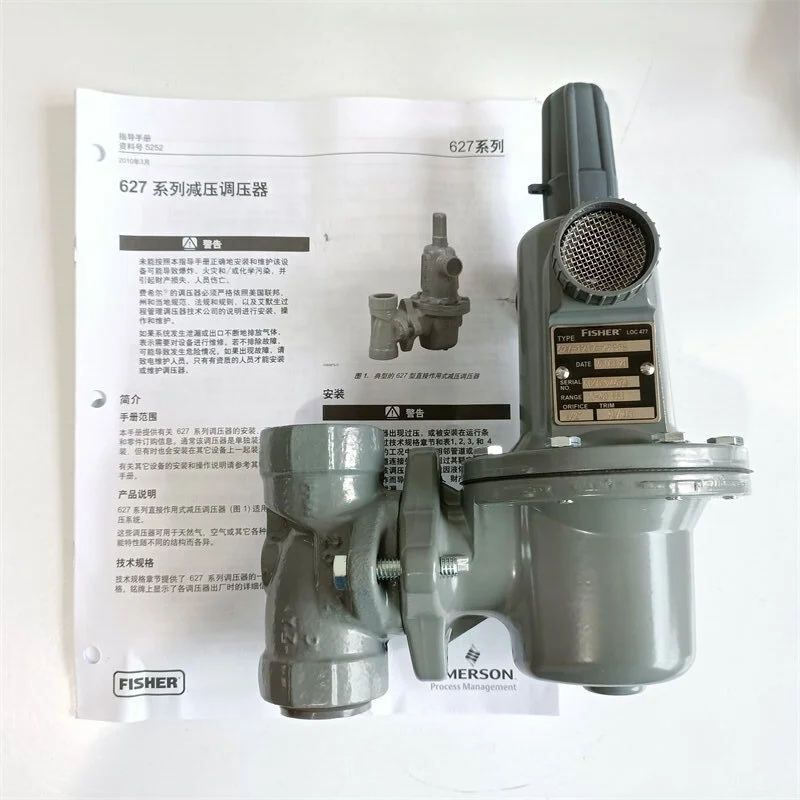 Регулятор давления Fisher 627 Series промышленные регуляторы 627-1217- 29858 627-497 fisher
