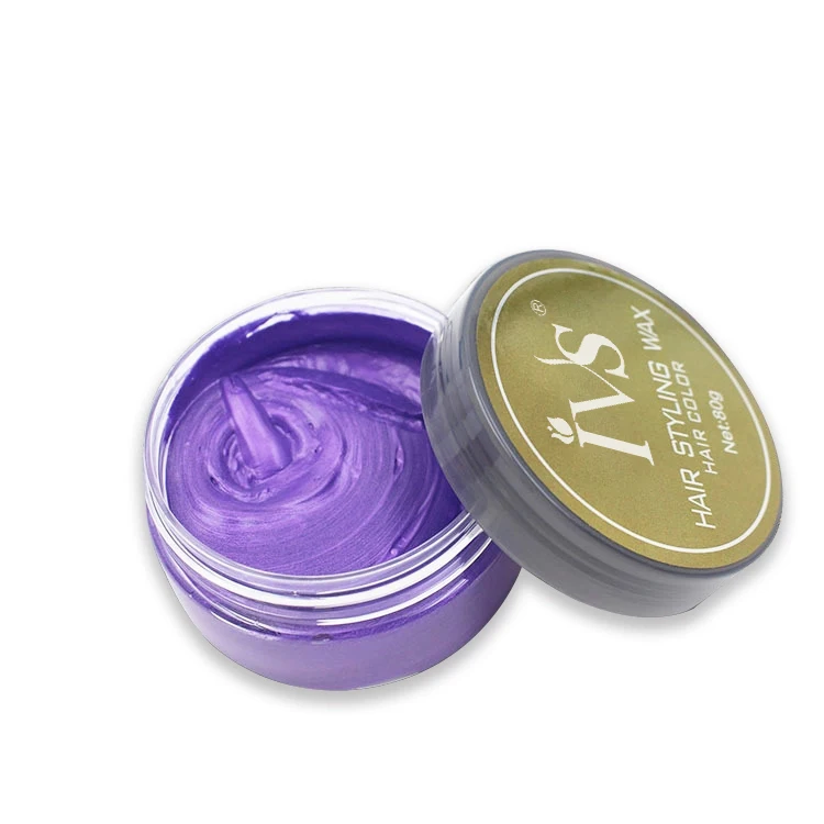 Помада для укладки волос IVS Colors временная одноразовая грязевая краска цветной воск