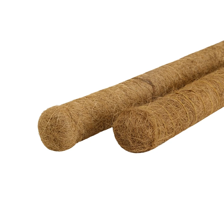 Durable using Plant Support Wooden End coir moss pole grow pole