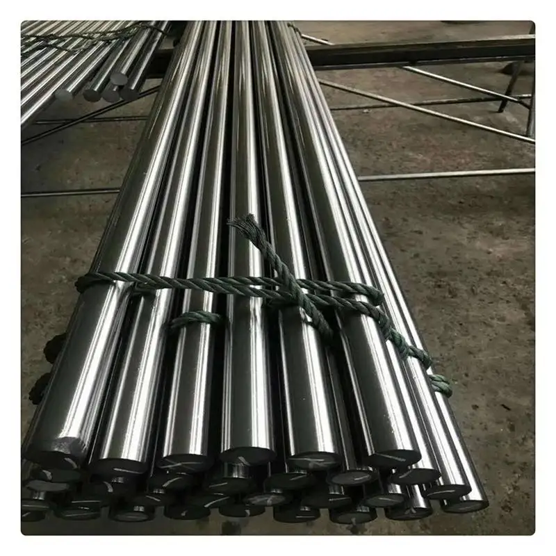 Hard Chrome Plated DIN 1.2711 Cemented Steel Rods 54NiCrMoV6 Low Carbon Steel Solid Round Bar