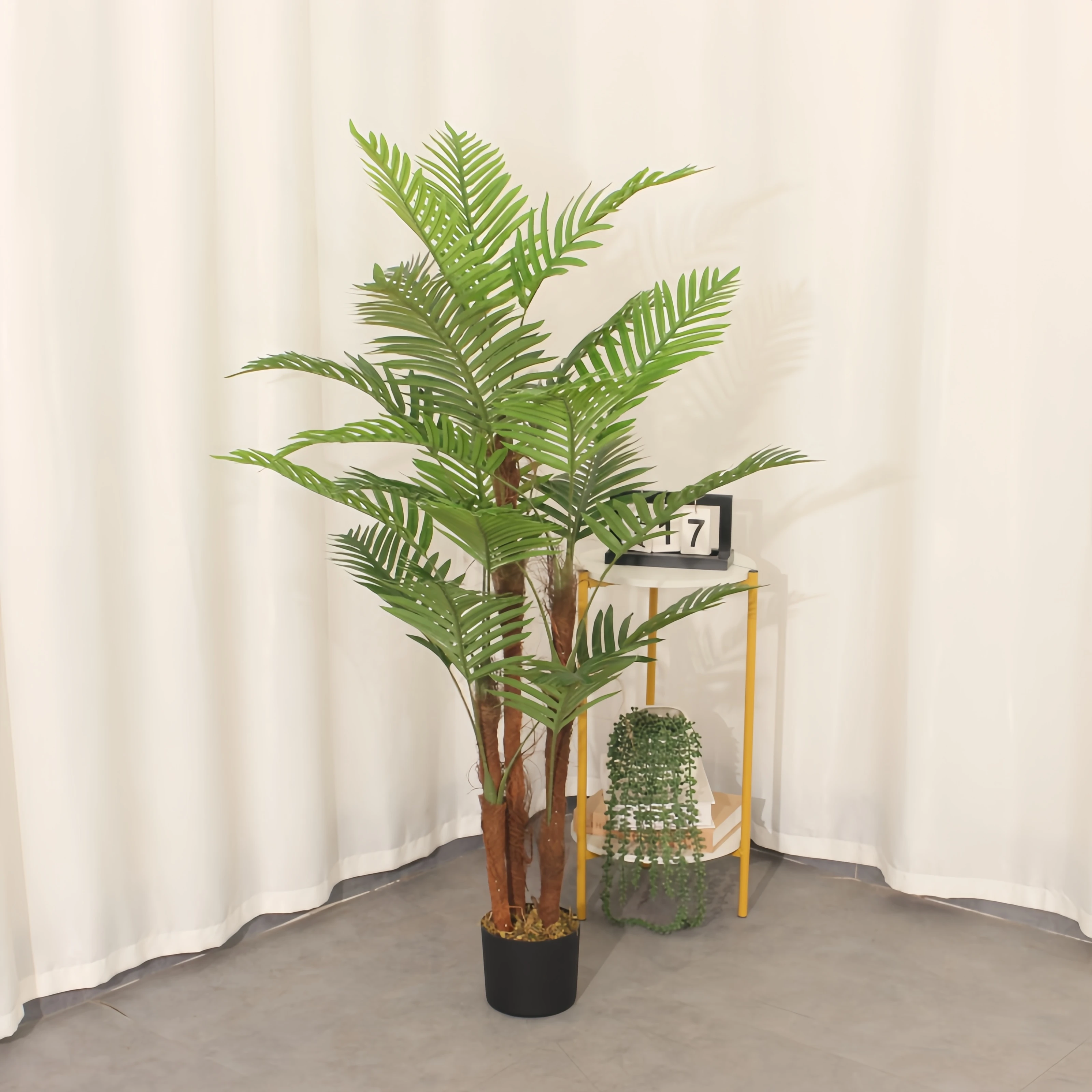 Artificial Plant Large Plastic Phoenix Palm Tree Simulation Plant Bonsai Interior Decoration