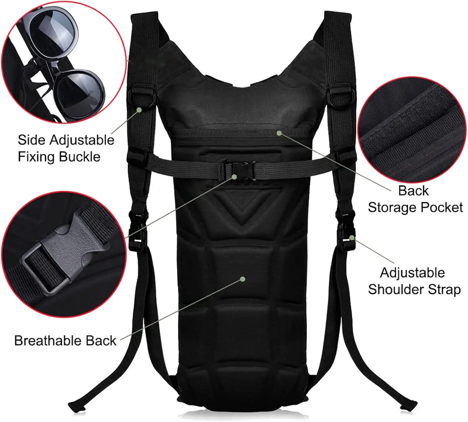 Hot Selling Lightweight Running Hydration Backpack Cycling Outdoor Hydration Water Bag