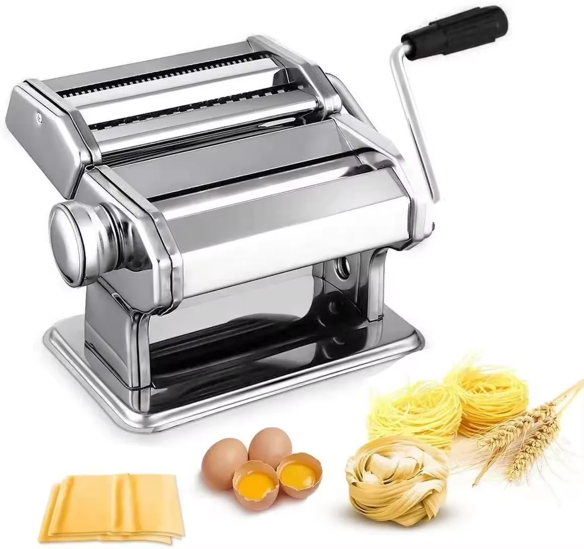 Small Stainless Steel High Quality Manual Multi-functional Mini Manual Home Use High Quality Small Noodle Making Machine