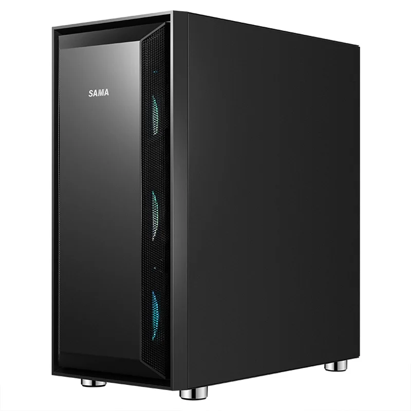 SAMA new fashion full tower tempered glass computer pc case gaming whole computer cases