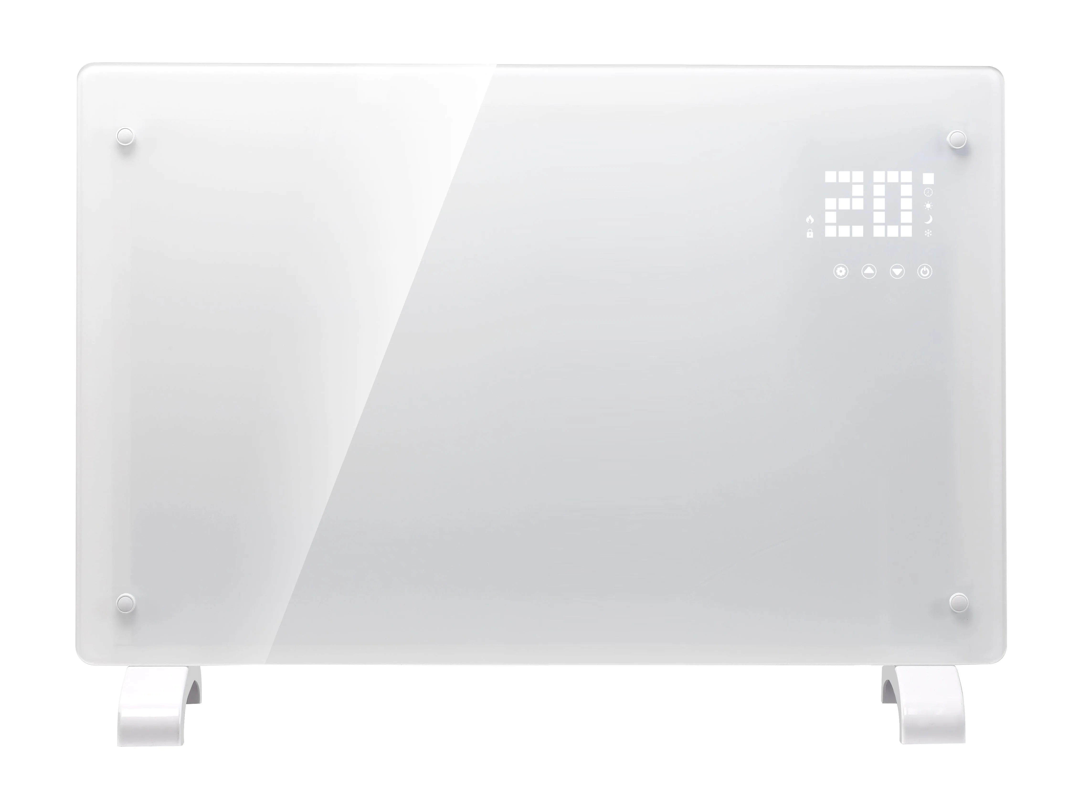 Настенный и стоячий стеклянный нагреватель с алюминиевым нагревателем X-образной формы