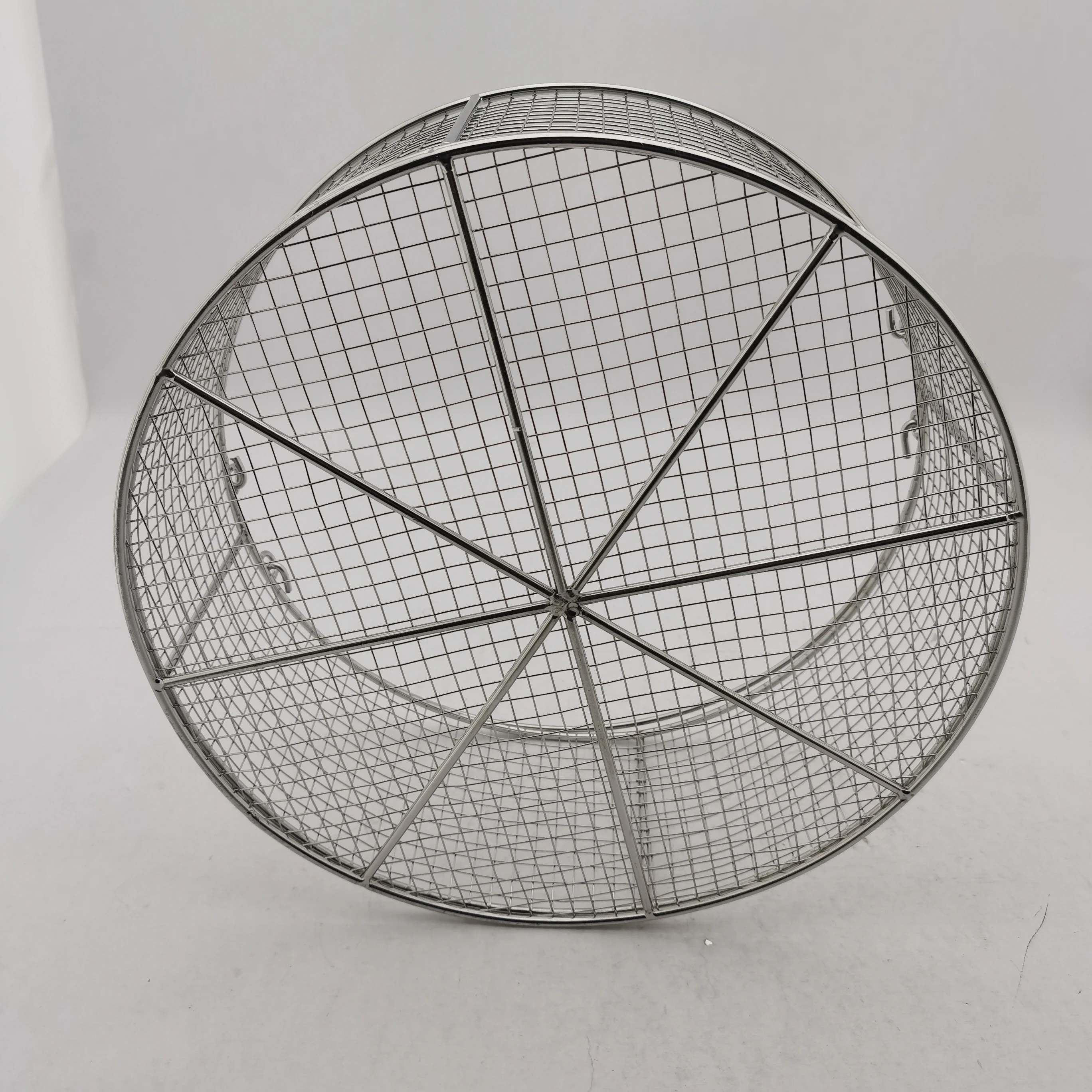 Kitchen Serving Tool French Chips, Fries, Onion Rings Square Round Stainless Steel Non-stick Fry Basket