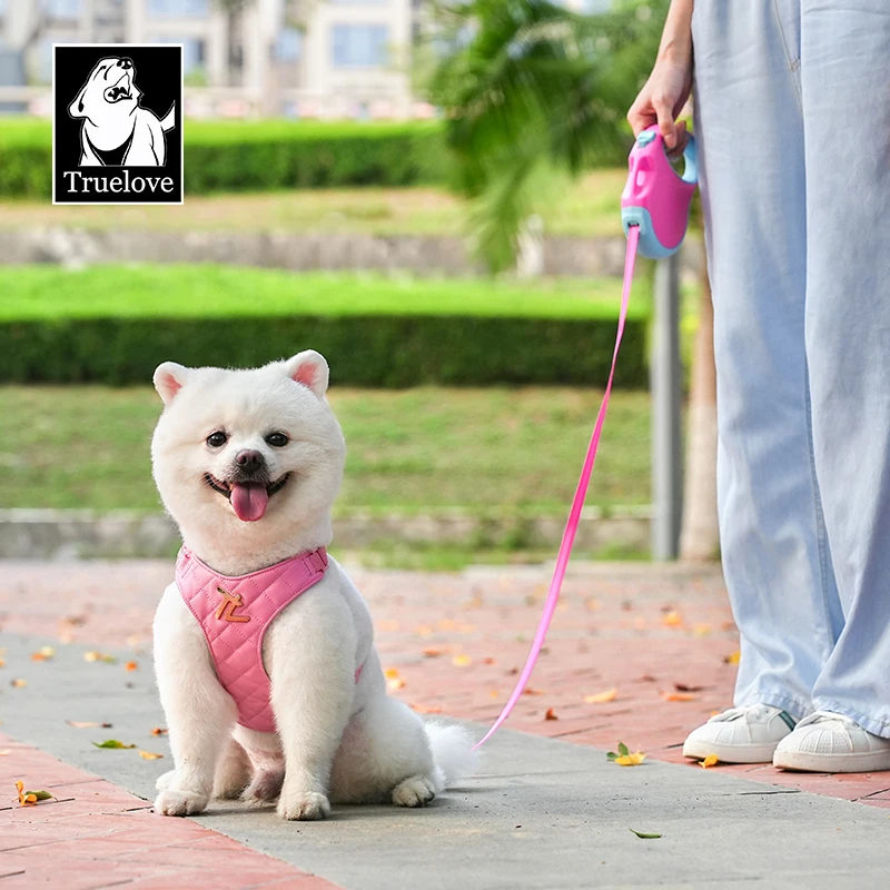 Truelove Extendable 5M High-Vis Canine Leash with Comfortable Shoulder Harness for Hands-Free Use