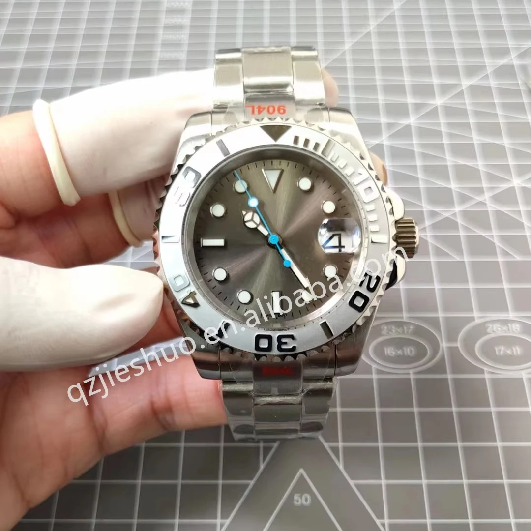 Luxury Watch Ceramic Bezel Stainless Steel Strap Gmt Ii Cerachrom Left Handle 40mm Automatic Rose Gold Men Watches