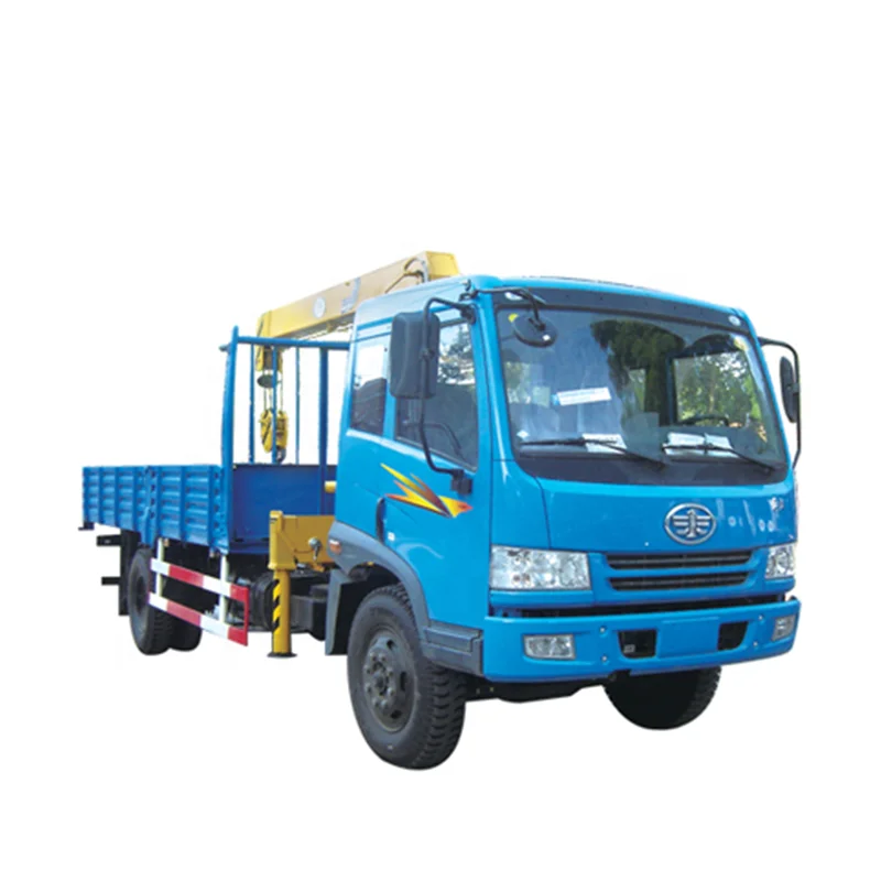 Cheap mini boom lift 4 ton small mobile truck crane with high quality from China