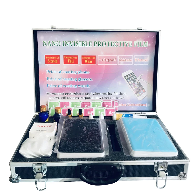New model fully automatic operation 1 set of nano liquid coating machine screen protector