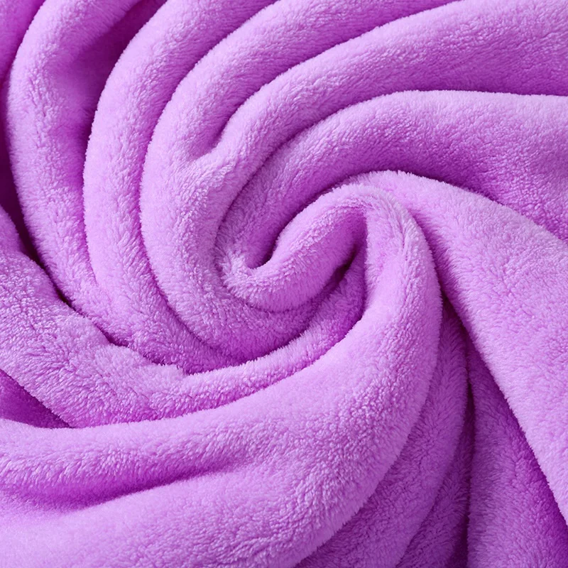 China factory wholesale highly absorbent high density coral velvet towel bath towel set