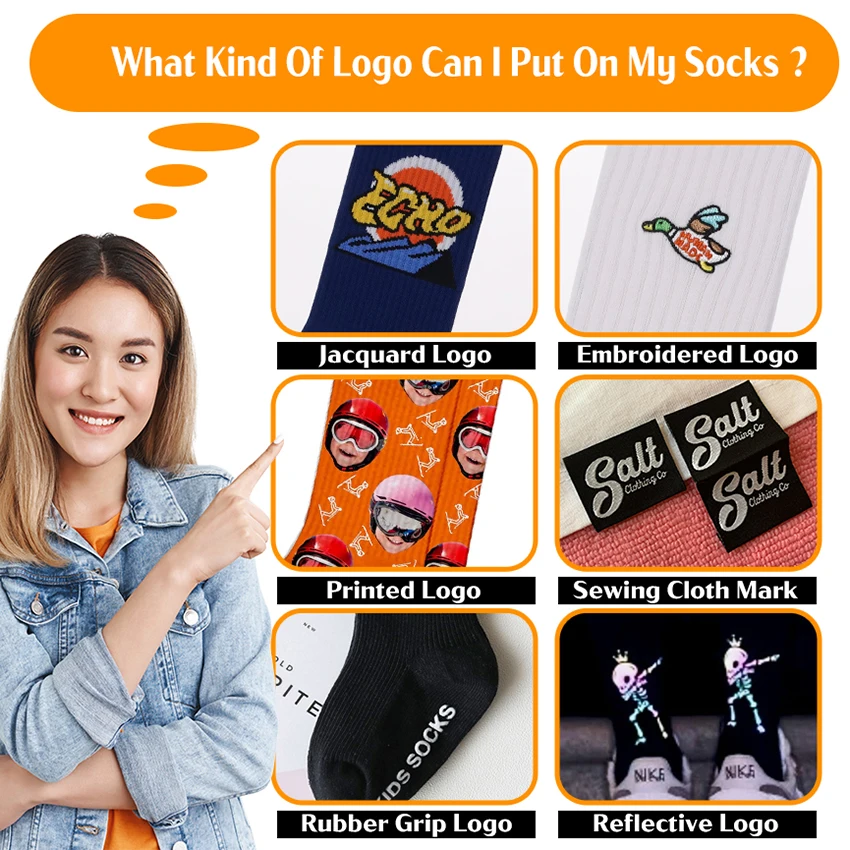 Factory direct sales of new promotional custom logo sports comfortable socks unisex socks
