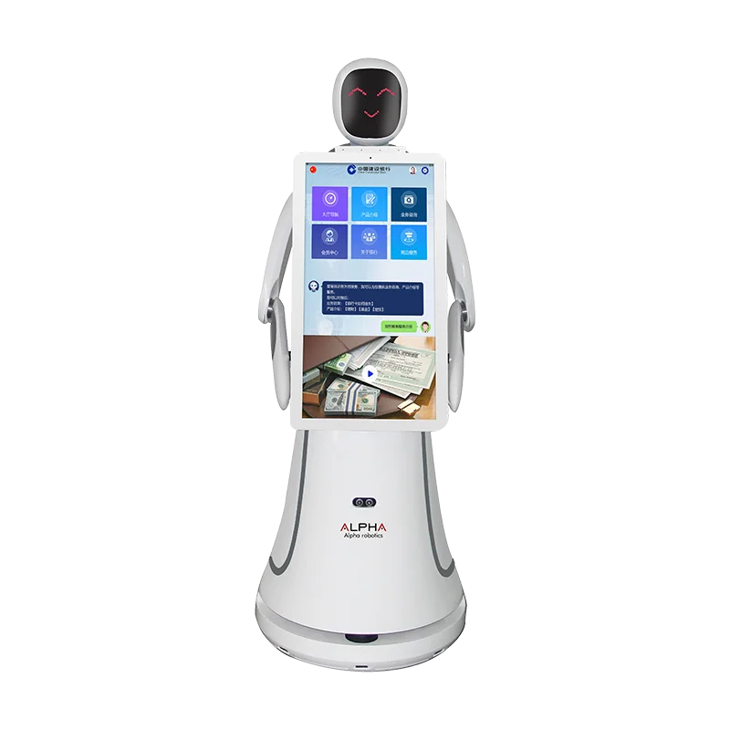 Hotel Bank Exhibition Shopping Hall Intelligent Human Welcome Service Navigation ChatGpt Greeting Talk Guide Walk Amy Robots