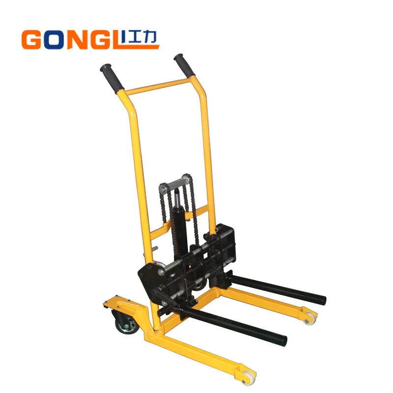 
Portable Paper Roll Transport Hydraulic Forklift 200KG Small Stacker 