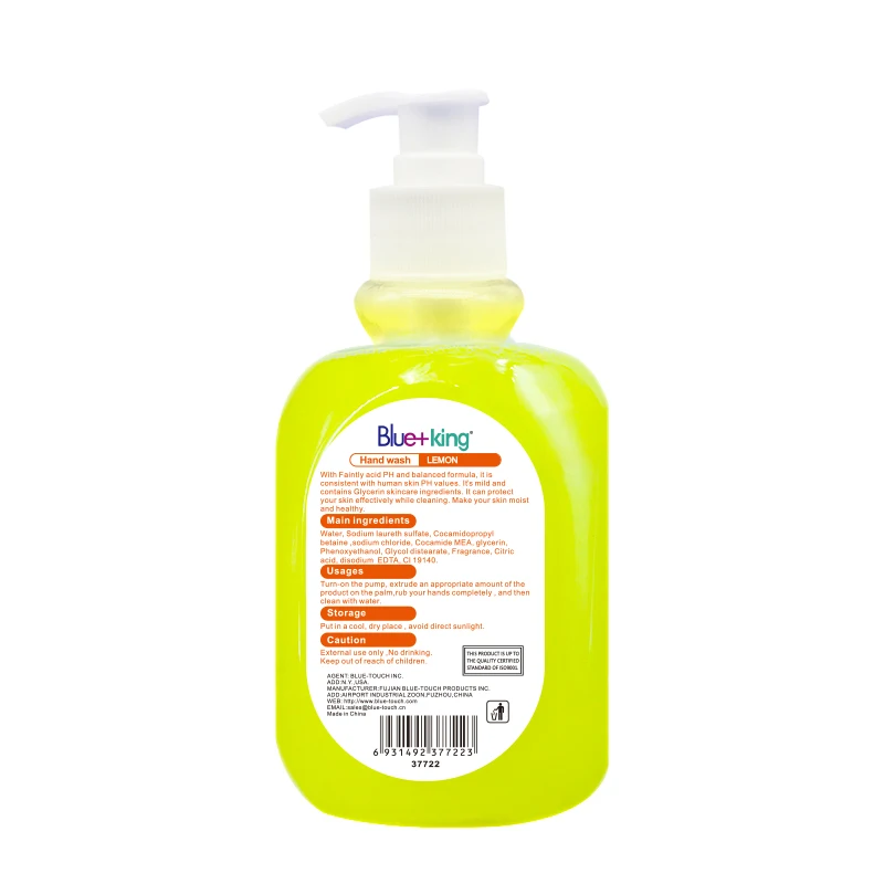  2021 Blue-king Private label Deep Cleansing Bubble Hand Sanitizer Wash Liquid