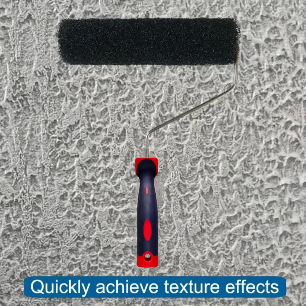 Nylon Putty Drywall Compound Roller Brush 25cm Drywall Texture Putty Roller for Painting and Putty of Walls