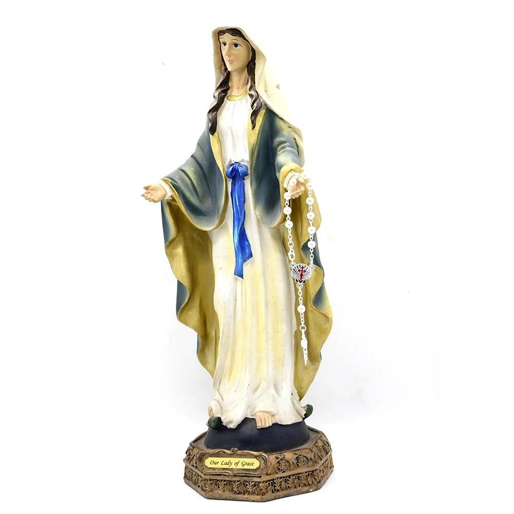 Glass Pearl Beads Shell Cross Rose Rosary Bracelet Religious Catholicism Gift Prayer Car Rosaries