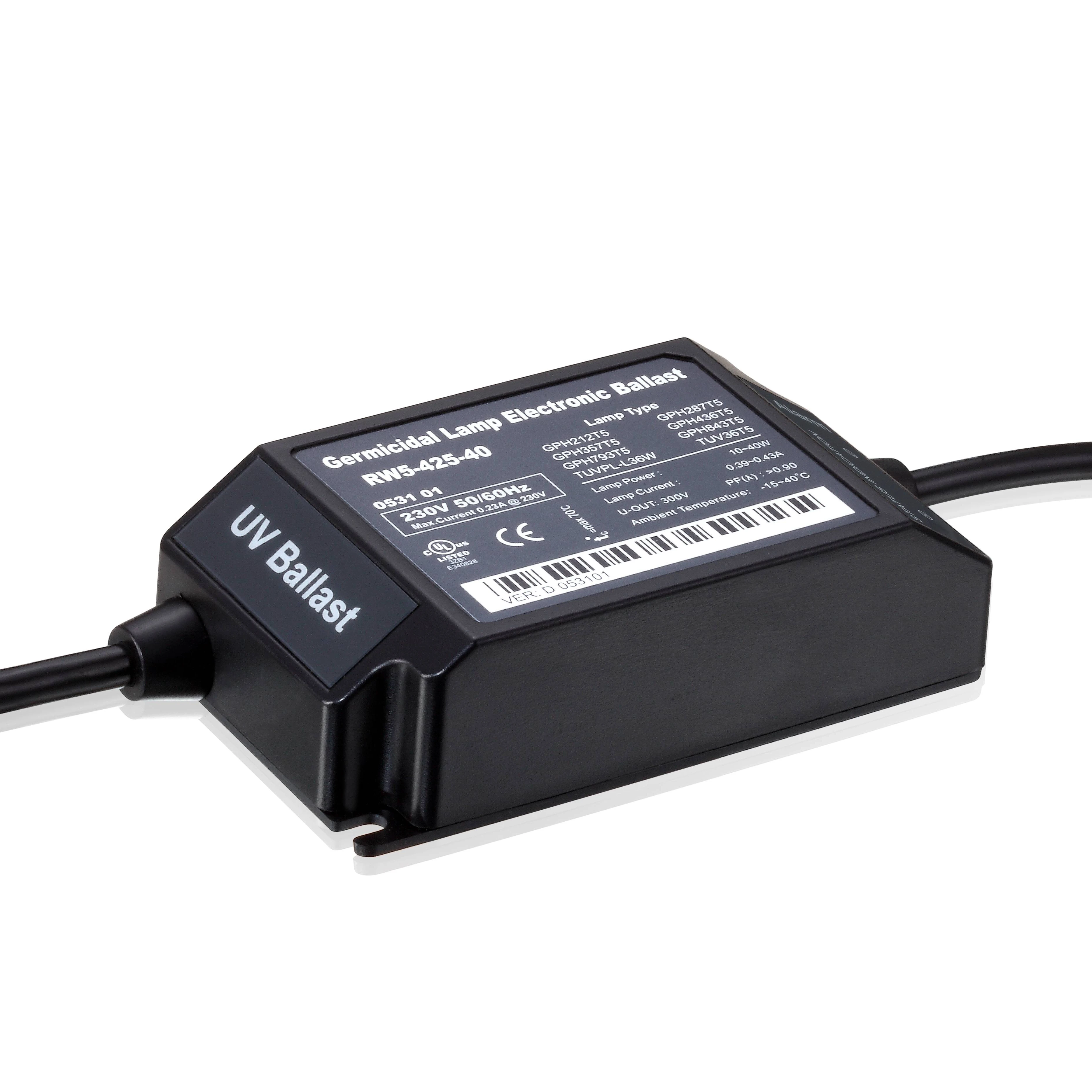 Высокое качество УФ лампа Электронный балласт RW5-425-40 220 В 230 В 10-40 Вт УФ электронный балласт