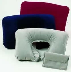 Wholesale Flocking Cheap Travel Pvc Inflatable U Neck Pool Pillow