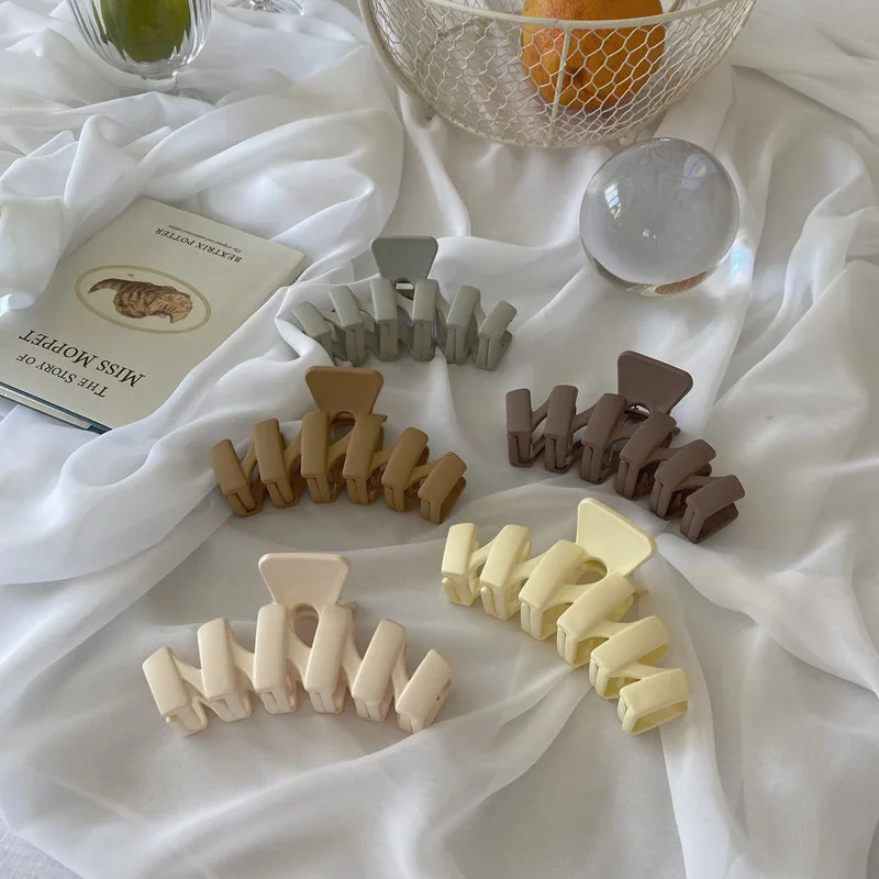 Модные Акриловые полые заколки JUHU с крестом morandi карамельных цветов универсальные для волос оптом женщин аксессуары
