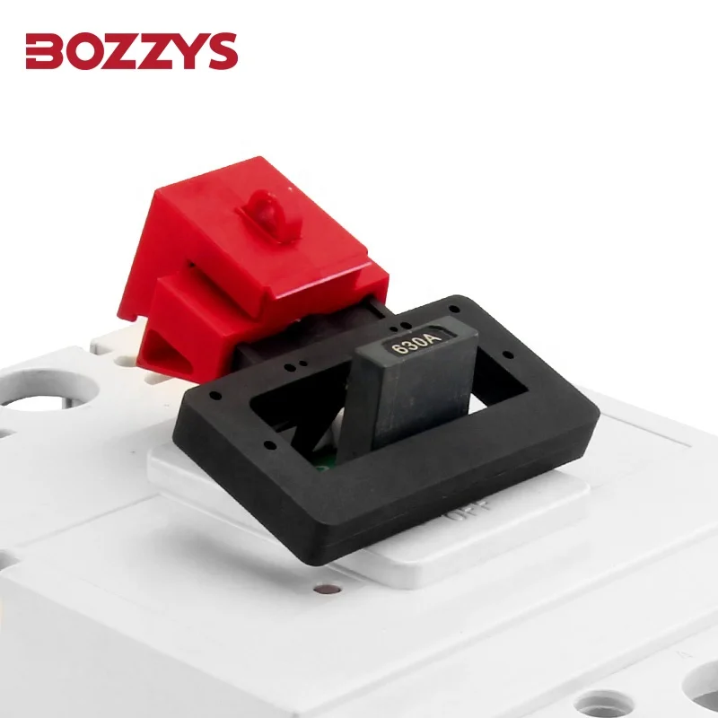 BOZZYS Nylon Oversized 480/600V Clamp-On Circuit Breaker Lockout for Locking Handle Width<=68mm thickness <=22mm