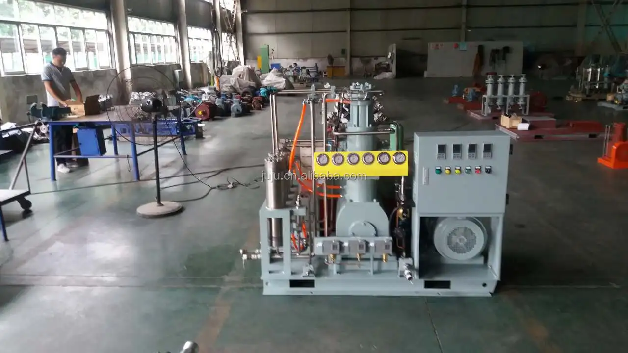 5m3/h 20m3/h 50m3/h 100m3/h oxygen fueling filling station compressor with 15mpa 40L oxygen tank cylinder