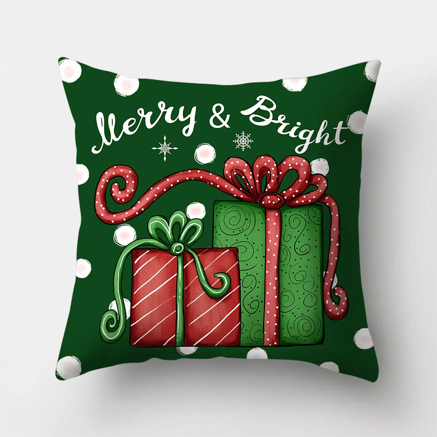 Christmas pillow Santa Claus cushion set Bedroom pillow set Bedroom living room holiday decoration