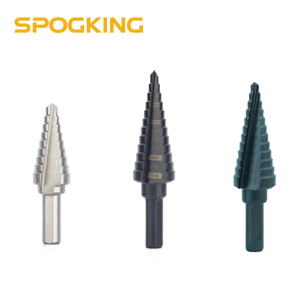 High Quality 6mm - 30mm M35 Straight Flute HSS step drill 13 steps