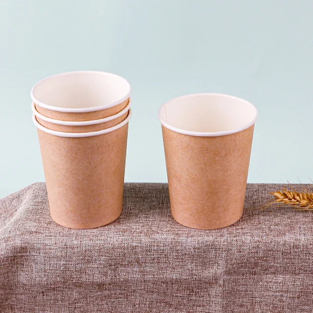 Disposable Takeaway Milk Tea Customized 8oz 12oz Heat Insulation Coffee Paper Cup Foam Cup