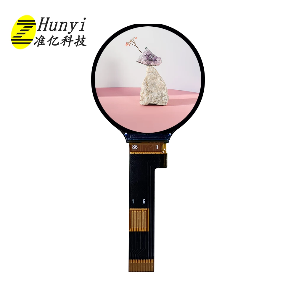 mini size round lcd screen panel all viewing wearable device 240x240 1.3 inch ips tft lcd module