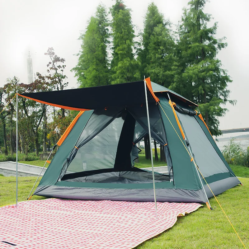 Tent manufacturers wholesale camping beach tents camping outdoor waterproof automatic tent with moisture-proof pad