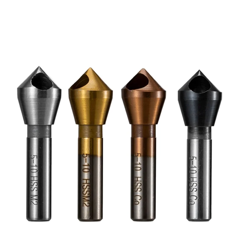 high quality handle high speed steel Drill Bit Deburring Chamfer Drill Bits With Round Shank drill