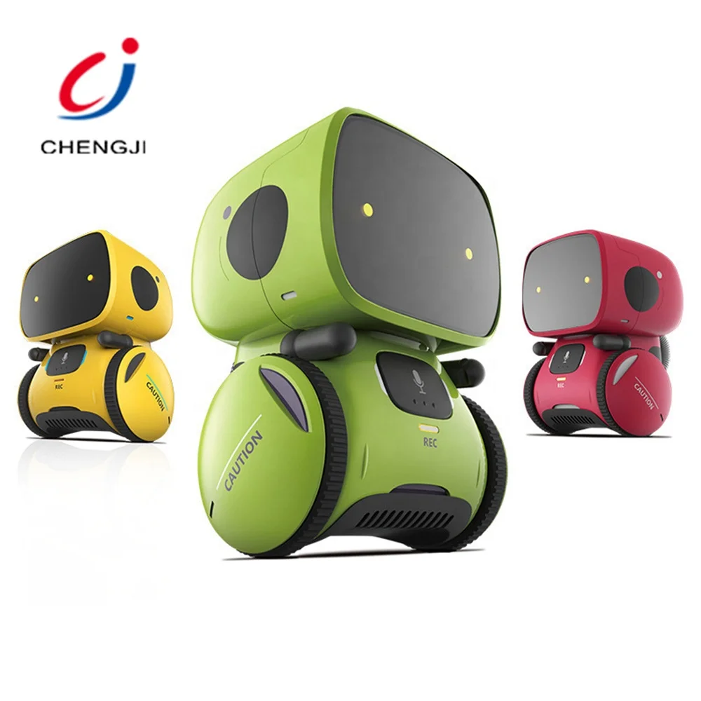 Цветной Обучающий робот AI, с голосовой записью и интеллектуальной интерактивной игрушкой-роботом