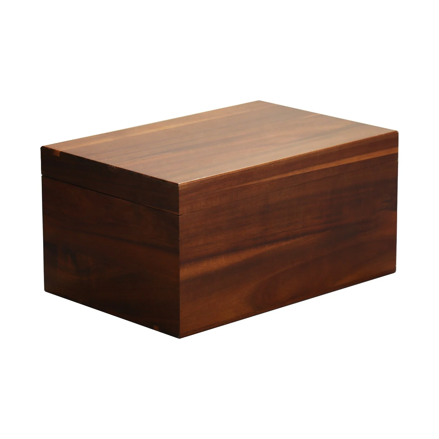 luxury handcrafted wooden box vintage acacia wood organizers storage box with removable tray