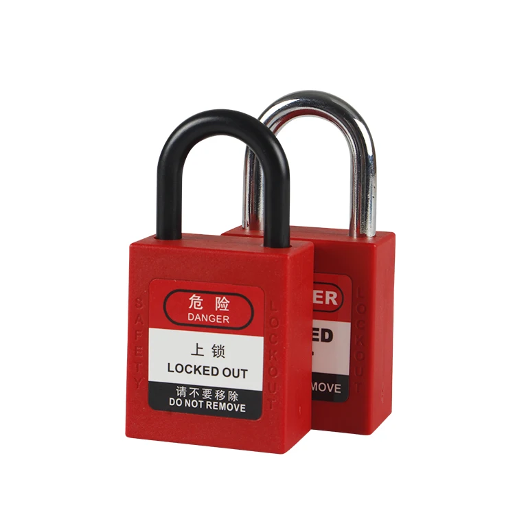 NEW Industrial Red 25mm Aluminum Shackle Safety Padlocks Manufacturer