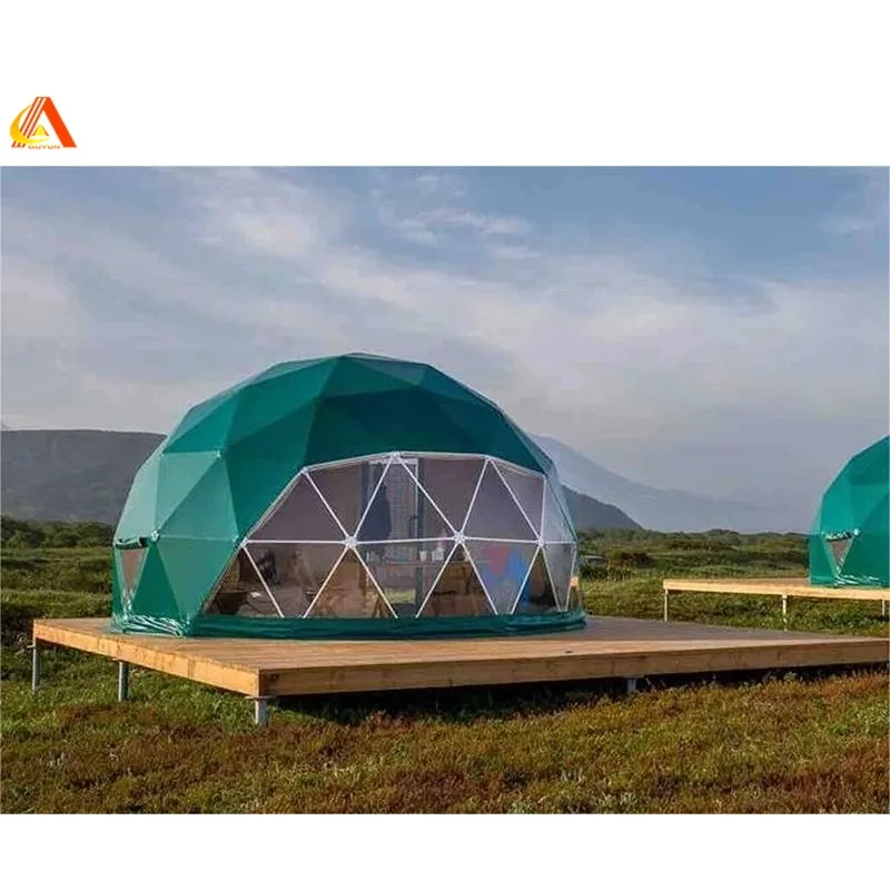 Trade Show Tent 5m 6m 7m 8m geodesic dome camping tent hotel luxury dome house for sale
