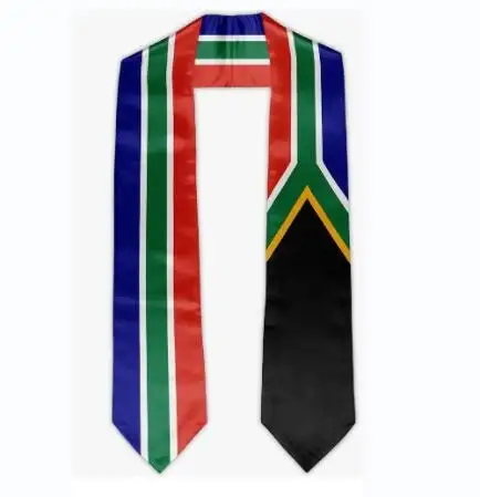 High Quality Graduation Stole Sash South African Flag Graduation Country Flag Graduation Stole for International Students