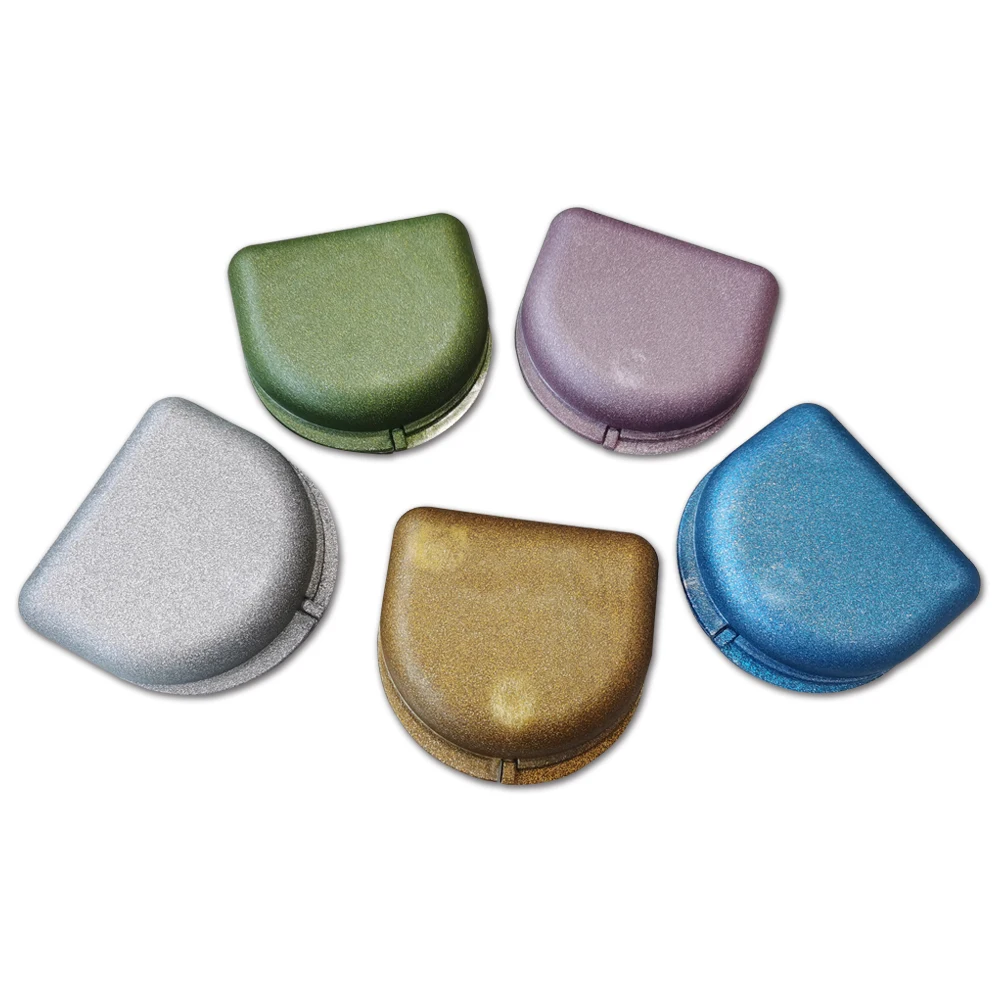 Пластиковый фиксатор для зубных протезов с логотипом на заказ невидимый футляр хранения ортодонтических скоб шлифовка зубов универсальная гигиена полости рта