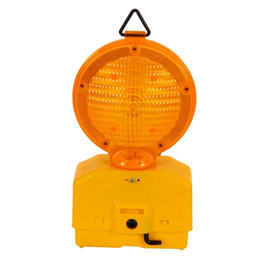Hazard warning lights for traffic cone