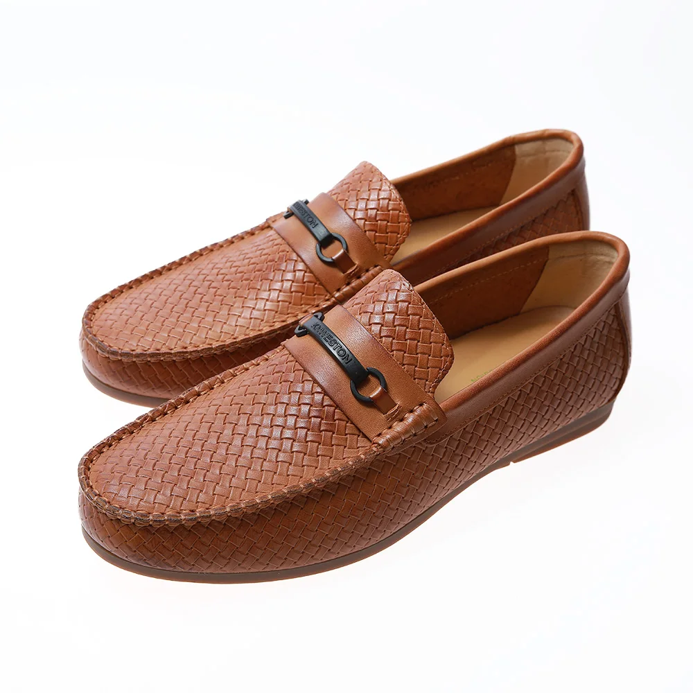 Новинка, удобные офисные туфли ручной работы в итальянском стиле, повседневные туфли с педалью, корейский тренд, легкие удобные туфли для мужчин