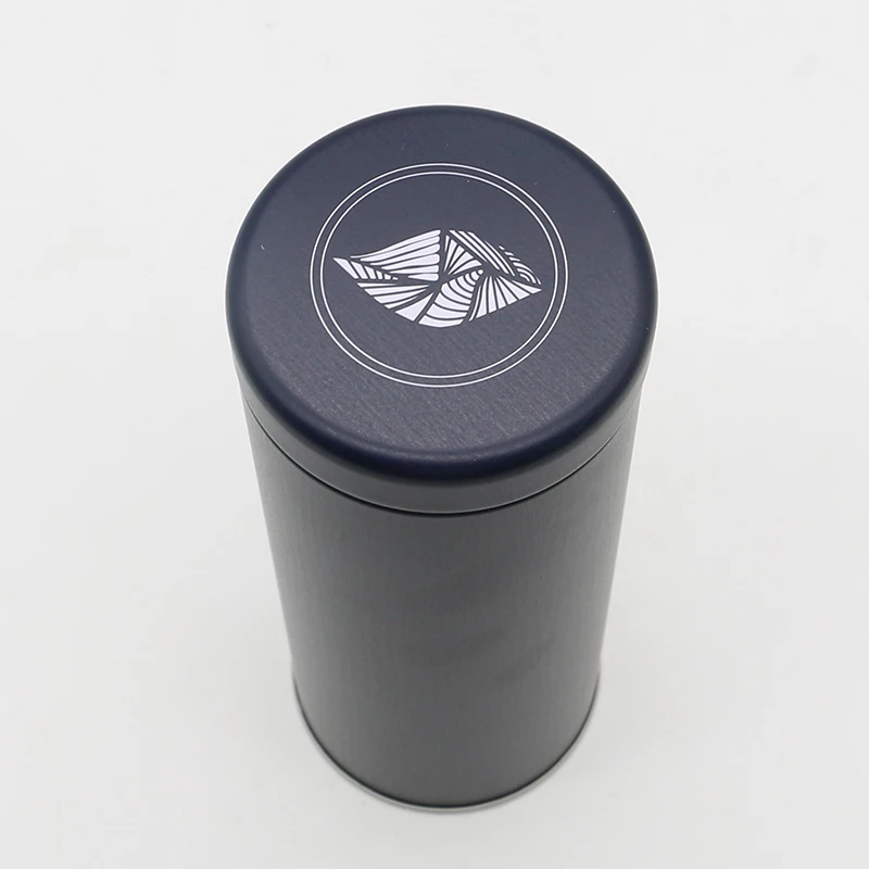 Advanced Tinplate Child Food Safety Round China Tea Tins Cans Custom Printed Luxury Small Coffee Metal Can Canister Tin Box