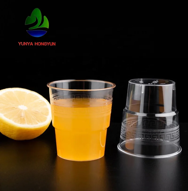 Custom Logo Disposable Plastic Bubble Milk Tea/Coffee/Fruit Juice Cups With Lids