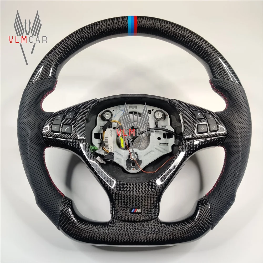 Private custom race carbon fiber/leather steering wheel for bmw X5M/ X6M/ E70/ E71 /Available for all car models