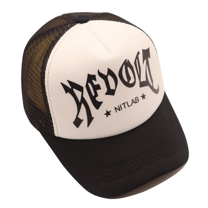 5 Panel Trucker Hat Custom Printed logo Men Hats Trucker Hat With Rope