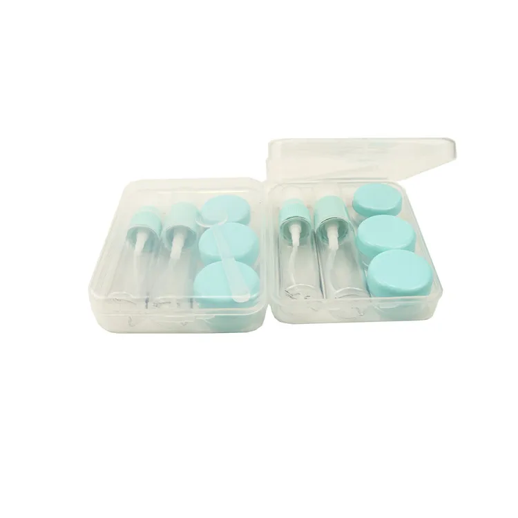 Split Bottling Set Travel Small Empty Bottle Cosmetic Spray Bottle Shower Gel Small Travel Seven-piece Travel Kit Set Bottle