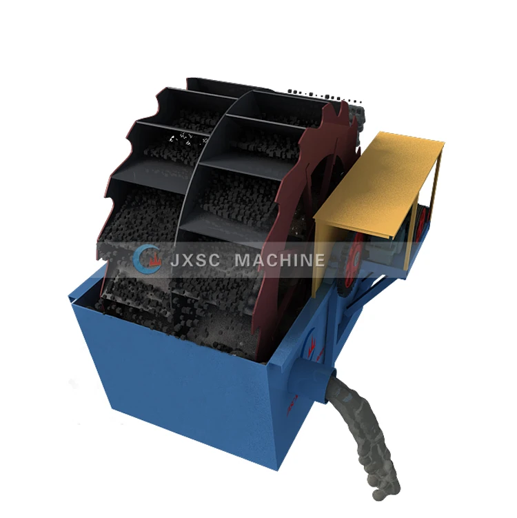 Hot sale River Sand Stone Drum Equipment Wheel Sand Washing Cleaning Machine