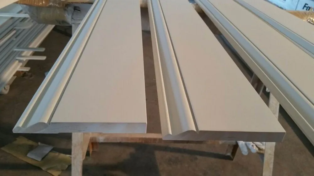 Primed Molding Market Standard White Baseboard Moulding Wall Trim