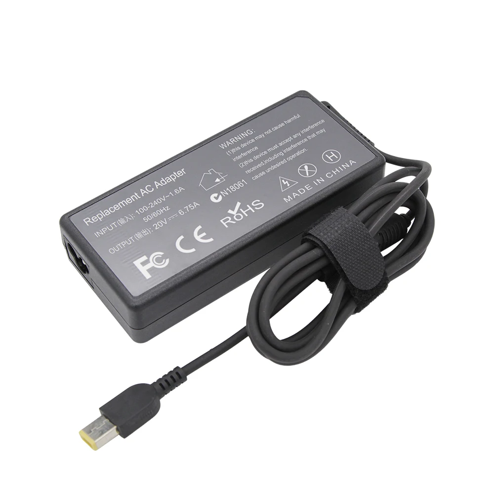 20V 6.75A 135W USB Laptop Charger AC Adapter For Lenovo YOGA720-15 T540p T440p Y50-70 G5005 Y520 Y7000 Y700-14 W550 Charger
