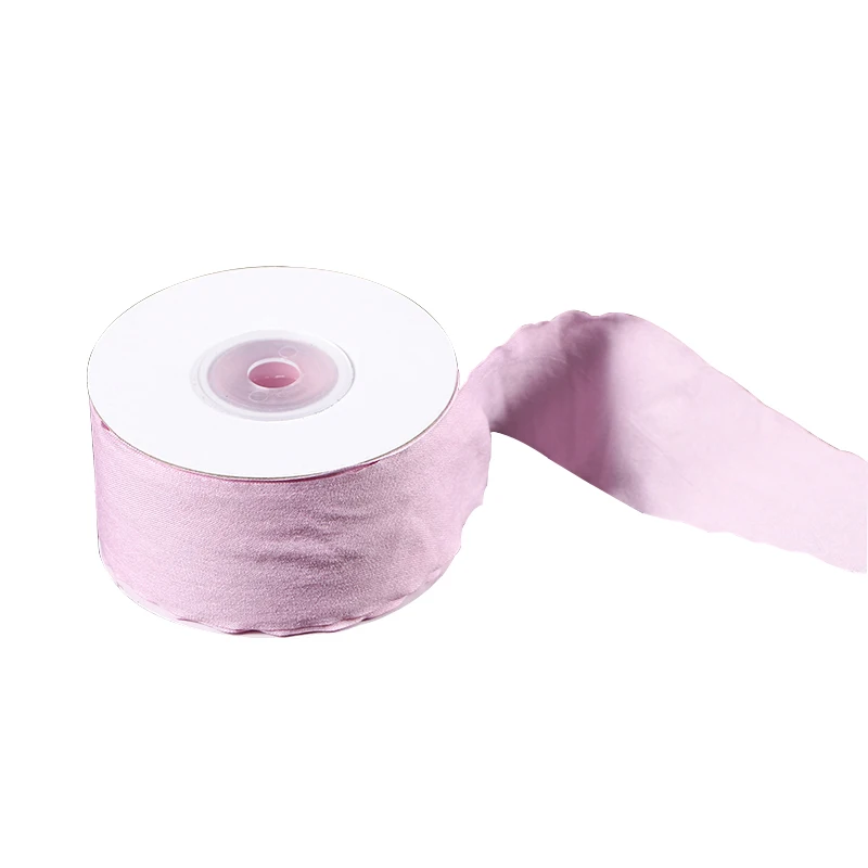 Cheap Korean Style Flower Wrapping Grosgrain Ribbon 3.8cm Wide Yarn Pure