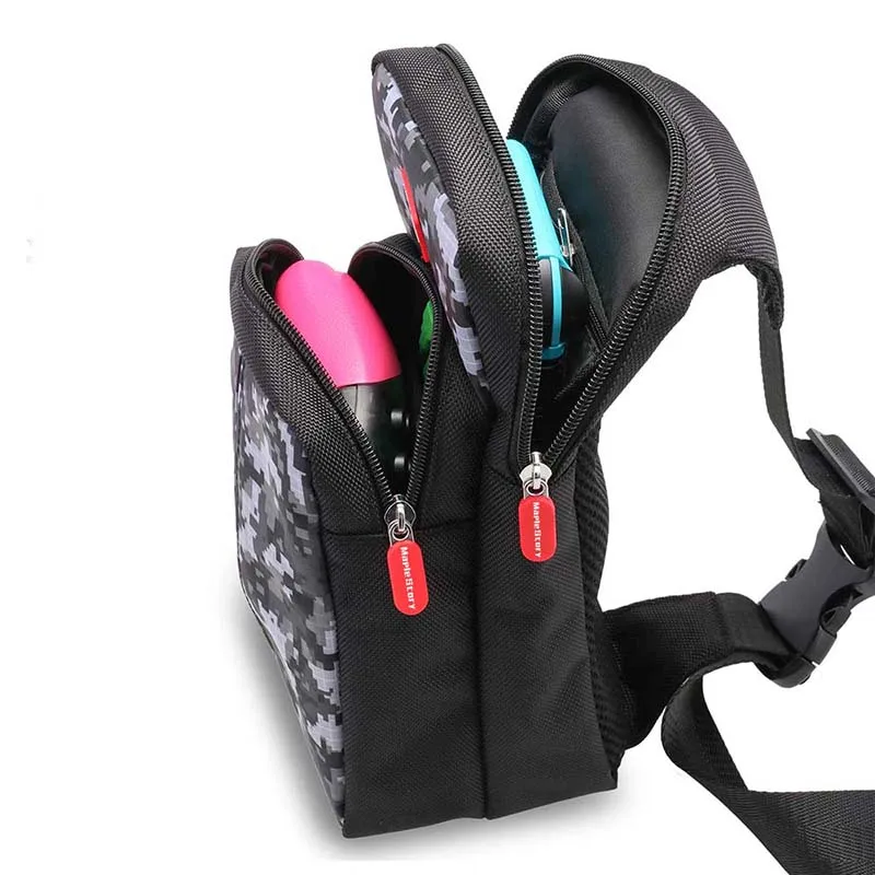 Portable Crossbody Storage Bag Game Accessories Organizer Portable Shoulder Bag Storage Backpack for Nintendo Switch Smartphone